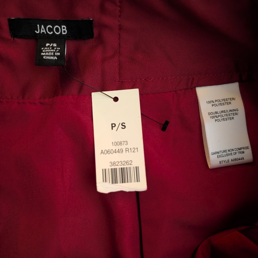 Jacob nwt Pleated Satin Skirt size small - Picture 4 of 6